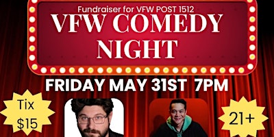 Imagem principal do evento VFW Comedy Night VFW Post 1512