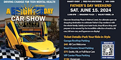 Imagen principal de 2nd Annual A Brighter Day Car Show at Broadway Plaza