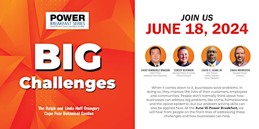 Imagem principal do evento Power Breakfast Series - BIG Challenges