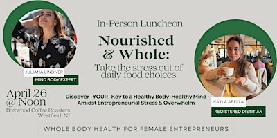Imagem principal do evento Nourished & Whole: Take the stress out of daily food choices