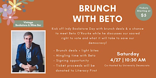 BRUNCH WITH BETO [Discussion & Signing Opportunity] primary image