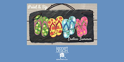 Paint and Sip - Endless Summer Slate  primärbild