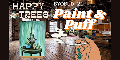 Imagem principal do evento Paint and Puff Art Class-Plant Lovers