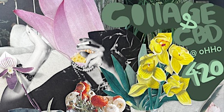 Botanical Themed Collage & CBD mocktails