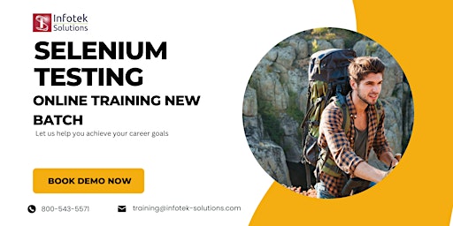 Selenium Online Training/Live Projects/Job Placement Assistance/Free Ticket for Demo primary image