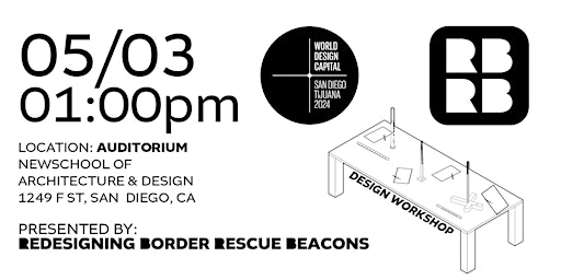 Imagem principal do evento Design Workshop: Redesigning Border Rescue Beacons - San Diego, CA