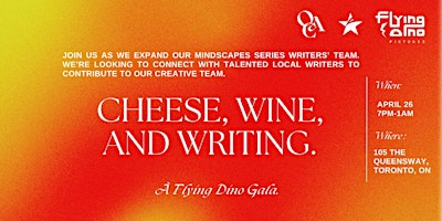 Imagem principal do evento Cheese, Wine and Writing