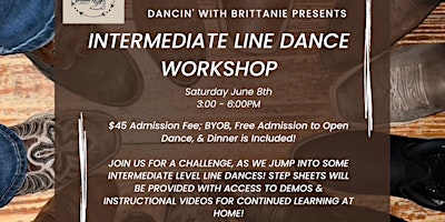 Hauptbild für Hidden Springs Intermediate Line Dance Workshop