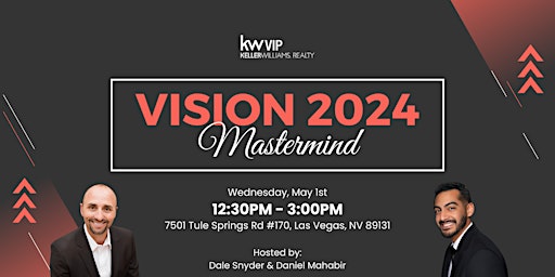 Immagine principale di Vision 2024 Mastermind (Part 2) - Hosted by Dale Synder & Daniel Mahabir 