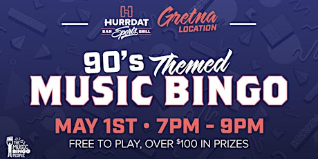 90's Themed Music Bingo!