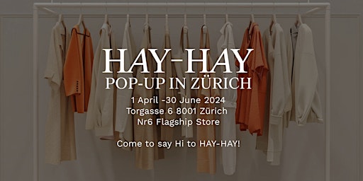 Image principale de HAY-HAY Pop-up in Zürich