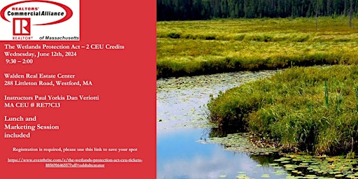 Imagen principal de The Wetlands Protection Act  CEU