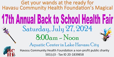 17th Annual Back to School Health Fair primary image