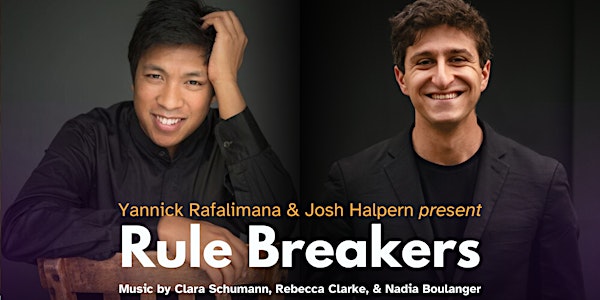 Salon 58 features Yannick Rafalimanana & Joshua Halpern "Rule Breakers"