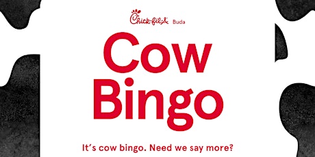 Cow Bingo at Chick-fil-A Buda