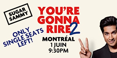 Imagem principal de SUGAR SAMMY - MONTRÉAL - YOU'RE GONNA RIRE 2