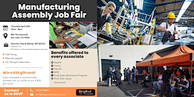 Primaire afbeelding van Manufacturing Assembly Job Fair