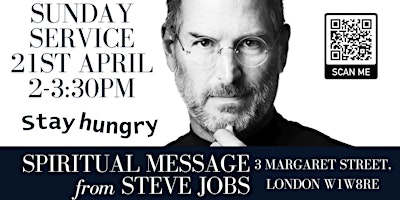 Spiritual Message from Steve Jobs - Happy Science Sunday Service 21st April primary image