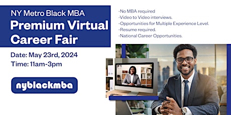 Imagem principal do evento Premium Virtual Career Fair May 23rd, 2024| Corporate Career Opportunities