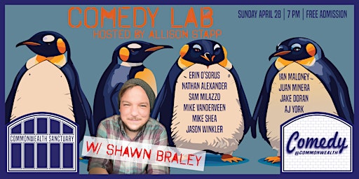 Primaire afbeelding van COMEDY LAB with SHAWN BRALEY