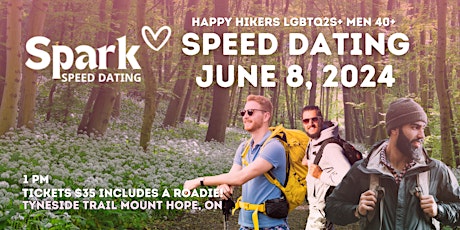 Happy Hikers LGBTQ2S+ Men 40+ Speed Dating Mount Hope