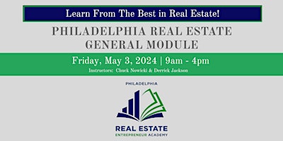 Imagem principal do evento Philadelphia Real Estate General Module