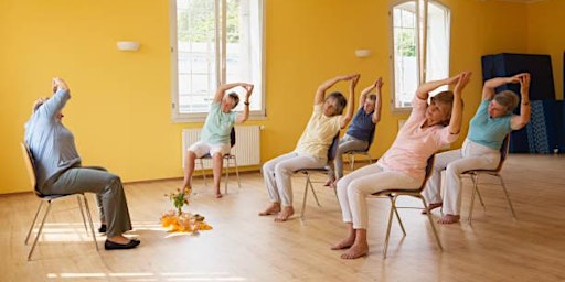 Primaire afbeelding van Friday Chair Yoga Class - In-Person Class!