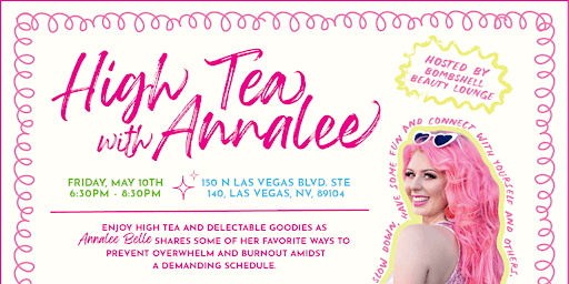 Image principale de High Tea with Annalee at Bombshell Beauty Lounge