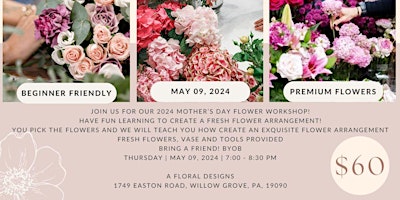 Primaire afbeelding van Mother's Day Flower Workshop