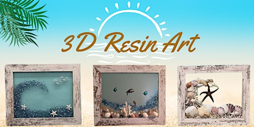 3D Resin Art - Beachy Scene primary image