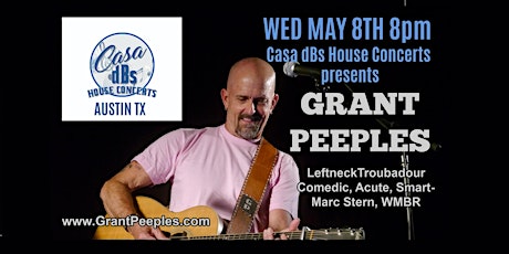 CasaDBs presents an evening with Grant Peeples