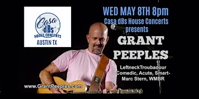 Immagine principale di CasaDBs presents an evening with Grant Peeples 