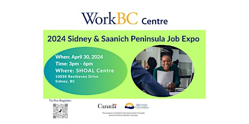 Imagem principal do evento 2024 Sidney & Saanich Peninsula Job Expo