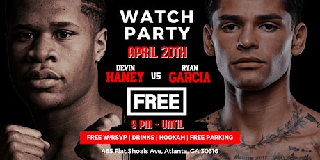 Devin Haney vs Ryan Garcia FREE Watch Party (FREE PARKING!)
