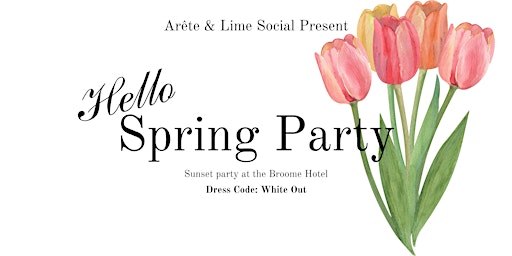 Imagem principal do evento Spring Party: ARÊTE X LIME SOCIAL CLUB