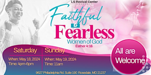 Imagem principal do evento Faithful & Fearless Women of God