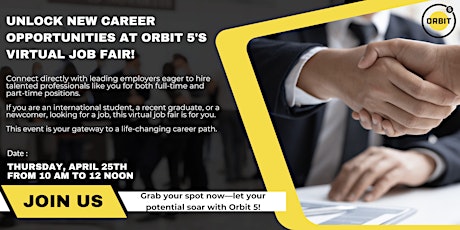 Orbit 5's FutureMakers: Virtual Job Fair