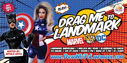 Imagem principal do evento Drag Me To Landmark - Drag Me To Landmark - Marvel vs DC