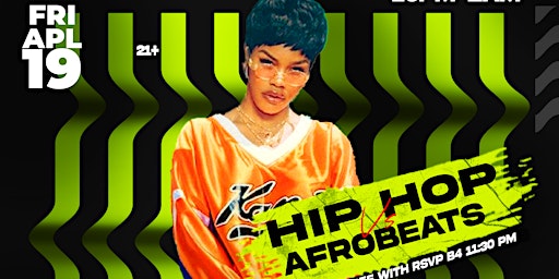 Imagen principal de Hip Hop Vs Afrobeats Friday