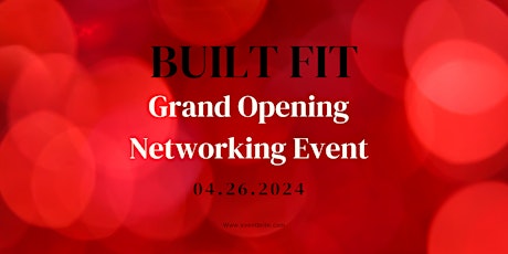 Grand Opening Networking Event