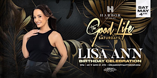 LISA ANN  ROOFTOP PARTY SATURDAY April 27th   @ HARBOR NYC primary image