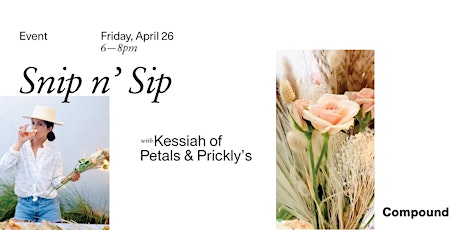 Imagen principal de Compound Snip n' Sip with Petals & Prickly's
