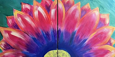 Primaire afbeelding van The Dahlia Flower - Paint and Sip by Classpop!™