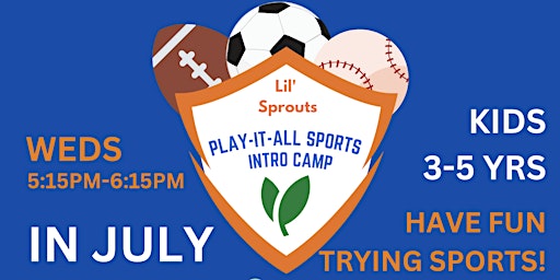 Primaire afbeelding van Lil' Sprouts Sports Intro Camp for Kids