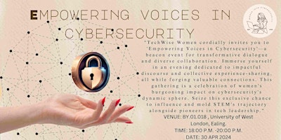 Imagem principal do evento Empowering Voices in Cybersecurity