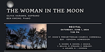 Primaire afbeelding van Recital: The Woman in the Moon - Cornwall Edition