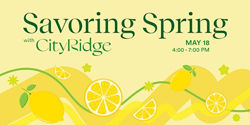 Imagem principal de Savoring Spring with City Ridge