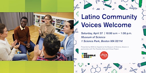 Latino Community Voices Welcome --- Voces latinas bienvenidas primary image