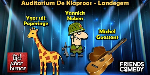Comedy-Special met Ygor uit Poperinge, Yannick Noben & Michel Goessens  primärbild