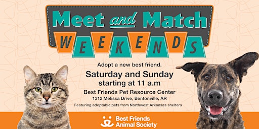 Imagem principal do evento Best Friends Meet & Match Weekend adoption event
